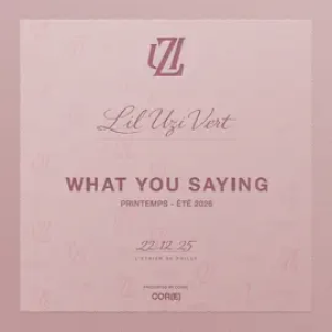 Lil Uzi Vert - What You Saying